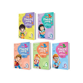 Combo Cùng Khủng Long Học Tiếng Anh Theo Chủ Đề Từ Lớp 1 Đến Lớp 5 (Bộ 5 Cuốn)