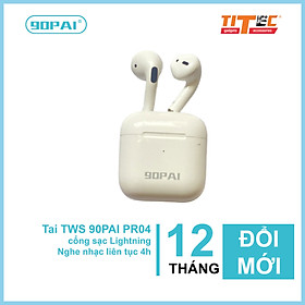 Mua Tai nghe Truewireless 90PAI Pr04 Bluetooth 5.0  thiết kế nhỏ gọn dễ mang đi  nghe và đàm thoại 2 tai  nút bấm cảm ứng - hàng chính hãng