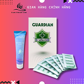 Gel bôi trơn Tâm Thiện Chí 25g và Bao cao su TTC GUARDIAN hộp 12 cái