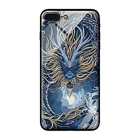 Ốp lưng kính cường lực cho iPhone 8 Plus Rồng Xanh - Hàng chính hãng