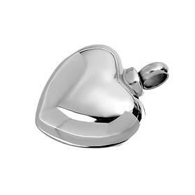 Stainless Steel Heart Design Memorial Pet Ash Cremation Urn Keepsake Pendant