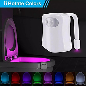 Mua Đèn Led 8 Màu Cảm Ứng Tự Động Cho Bồn Cầu Chống Thấm Nước Tiện Dụng