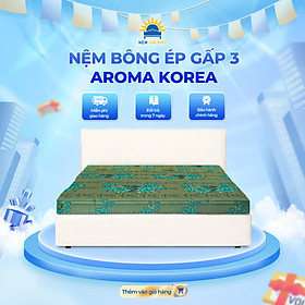 Mua Nệm Bông Ép Gấp 3 Aroma Korea - Nhiều màu giao ngẫu nhiên