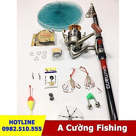 Bộ cần câu cá SHIMANO Nhật + LC 7000