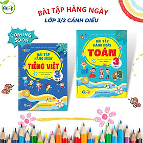 Sách - combo bài tập hằng ngày toán và tiếng việt lớp 3 - cánh diều - tập 1, 2