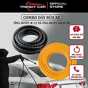 Combo dây vòi rửa xe bọc bảo vệ dây rửa xe cao áp chống mài mòn(Giá trên 1m),vỏ bọc dây tuy ô thủy lực cao áp,lò xo nhựa