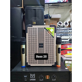 Mua Loa kéo Karaoke Bluetooth TOMASUN XY2208: Bass 20  Tiếng hay  Có 2 Micro không dây đi kèm