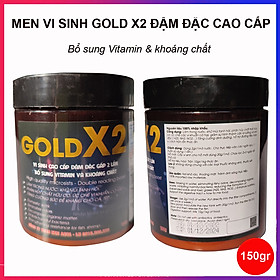 Men vi sinh Gold x2 150GR đậm đặc cao cấp, bổ sung Vitamin và khoáng chất, làm trong nước, khử tanh, phân hủy thức ăn dư thừa bể cá