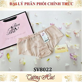 Quần lót nữ Bon Bon SV8022 ren lưới hoa văn không viền may, lưng thấp vừa