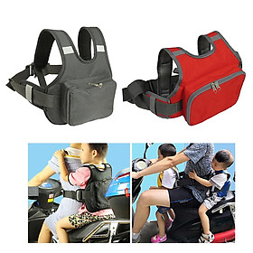2 Pieces Motorcycle Bicycle Child Safety Belt Bike Safety Seat Strap Harness