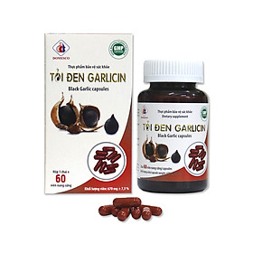 Viên uống mỡ máu Tỏi Đen Garlicin - Hộp 60 viên