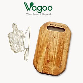 Mua Thớt Oval Bằng Gỗ Xà Cừ Tự Nhiên - VAGOO - Làm Thủ Công Chống Thấm  Chống Ẩm Mốc  An Toàn Cho Sức Khoẻ