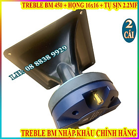 Mua CẶP TREBLE KÈN 450 BM CHÍNH HÃNG HÀNG NHẬP KHẨU + HỌNG 16x16 + TỤ SỊN - GIÁ 2 CÁI