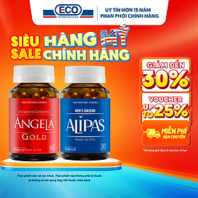 Combo Sức Khỏe Và Sinh Lý Nam Nữ Ecogreen Giảm Mệt Mỏi, Làm Đẹp Da (Dùng 1 Tháng)
