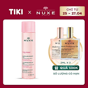 Nước tẩy trang Micellar 3 trong 1 Nuxe Very Rose 200ml