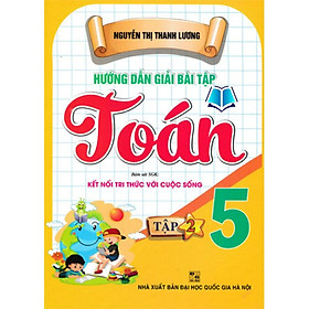Sách - Combo Hướng Dẫn Giải Bài Tập Toán 5 - Tập 1 + 2 (Kết Nối Tri Thức Với Cuộc Sống) - HA