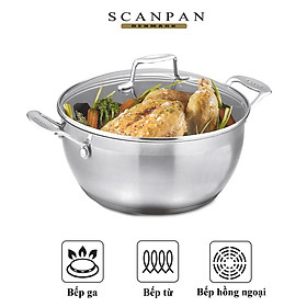 Mua (Ảnh thật) Nồi luộc gà inox đáy từ Scanpan Impact 32cm 71553200  dung tích 8.5l  đúc đáy 3 lớp  an toàn trong máy rửa bát