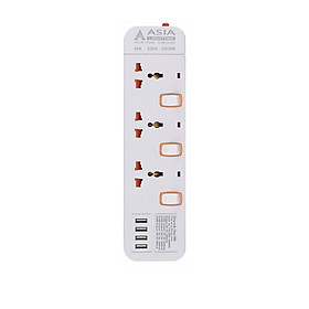 Mua Ổ cắm đa năng liền dây tích hợp cổng USB ASIA ODN3-USB-3M - Hàng chính hãng