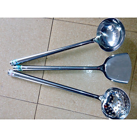 Mua Muôi múc canh công nghiệp  INOX cỡ đại cán dài 51cm dành cho bếp ăn tập thể  nhà hàng  khách sạn