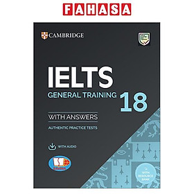 Cambridge IELTS 18 General Training - With Answer + Audio