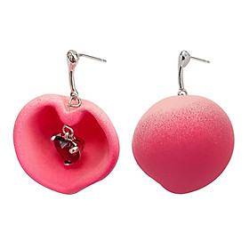 Heart Peach Earrings Fashion Short   Alloy for Daily Prom Ladies