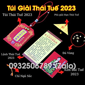 Combo túi giải thái tuế 2023 - TÝ - NGỌ - MÃO - DẬU - THÌN