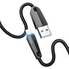 Mua Cáp sạc nhanh 2.4A Hoco U35 dây tròn siêu bền tự ngắt khi pin đầy dài 1.2M cho iPhone/iPad ( 2 màu ) - Hàng chính hãng