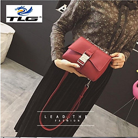 Túi nữ thời trang cá tính Đồ Da Thành Long TLG  095 3(đỏ) tặng túi đựng bút chì, bút mực VPP K 335