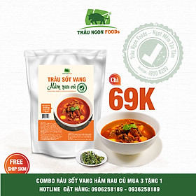 [Chỉ Giao Hà Nội] Trâu sốt vang 750g 