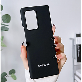 Ốp Điện Thoại Silicon Dẻo Phối Vải Flannel Bảo Vệ dành cho điện thoại Samsung Galaxy Z Fold 4