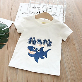 ÁO THUN UNISEX hoat hình khủng long cute PHÔNG TRẮNG TAY NGẮN NAM NỮ GIA ĐÌNH CẶP ĐÔI SIZE TRẺ EM BÉ TRAI GÁI AOMIVN