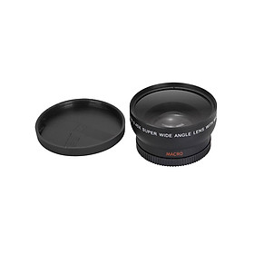 Ống kính góc rộng 58MM 0,45x HD với  macro thay thế cho máy ảnh Canon Nikon Sony Pentax 58MM