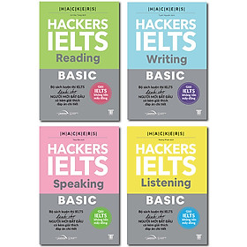 Ảnh bìa Combo 4 Cuốn: Bộ Hackers IELTS Basic