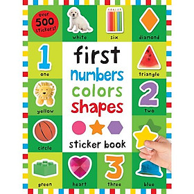 First 100 Stickers First Numbers, Colors, Shapes