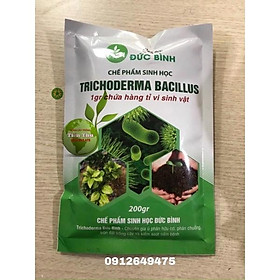 Men ủ sinh học Trichodema Đức Bình chứa hàng tỉ vi sinh vật- chế phẩm men vi sinh nấm đối kháng Đức Bình