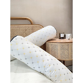 Mua Ruột gối ôm trần trám LIDACO bông tự nhiên vải cotton 100% kích thước 35x100cm