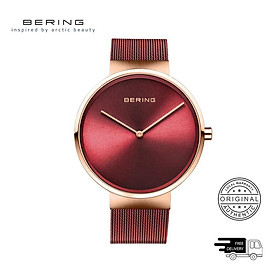 Đồng Hồ Nam Bering Red Mesh Màu Đỏ 14539-363