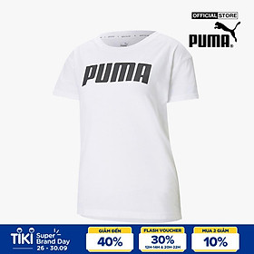 PUMA - Áo thun nữ tay ngắn RTG Logo 586454