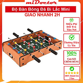 Hình ảnh Đồ chơi bàn bi lắc bóng đá Table Top Foosball (Gỗ) - Bàn Bóng Đá Bi Lắc Trẻ Em Chính Hãng