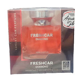 Nước hoa xe hơi Freshcar Diamond - chai 100ml hương thơm thảo mộc thiên nhiên