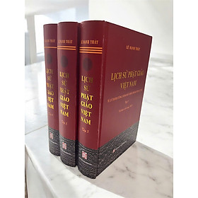 Sách - Lịch Sử Phật Giáo Việt Nam Bộ 3 Tập - Bìa Cứng ( Lê Mạnh Thát )