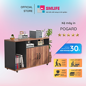 Kệ để máy in gỗ SMLIFE Pogard