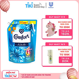 >> SO SÁNH GIÁ NƯỚC XẢ COMFORT ĐẬM ĐẶC MỘT LẦN XẢ HƯƠNG BAN MAI TÚI 800ML | Shopee Lazada Sendo Tiki | Nên mua ở đâu rẻ nhất 54 Nước Xả Làm Mềm Vải Comfort Chăm Sóc Chuyên Sâu Đậm Đặc Một Lần Xả Hương Ban Mai Túi 2.8L