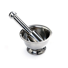 Mua Bộ Cối Chày Inox 304 đường kính 17cm giã thức ăn  giã cua chống nấm mốc
