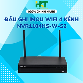Đầu Ghi Hình Wifi 4 Kênh IMOU NVR1104HS-W-S2, Chuẩn nén H.265+ - Hàng chính hãng