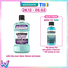 Nước Súc Miệng Cho Răng Nhạy Cảm Listerine Total Care Sensitive 750ml