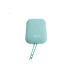 Case silicon Remax RC-A6 cho tai nghe Airplus (bản 2019), Airpod kèm cáp sạc - Hàng nhập khẩu
