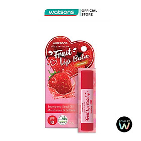Son Dưỡng Môi Watsons Fruity Strawberry SPF10 3.5g