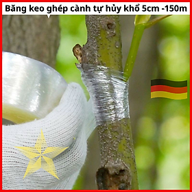 Băng keo ghép cành cây tự dính tự hủy -rộng 5cm dài 150m <HÀNG LOẠI 1