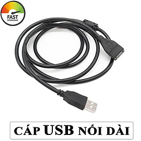Mua Cáp USB Nối Dài Xịn Có Chống Nhiễu - Cable USB nối dài 1 mét rưỡi  3 mét  5 mét dùng cho máy tính - Hàng chính hãng